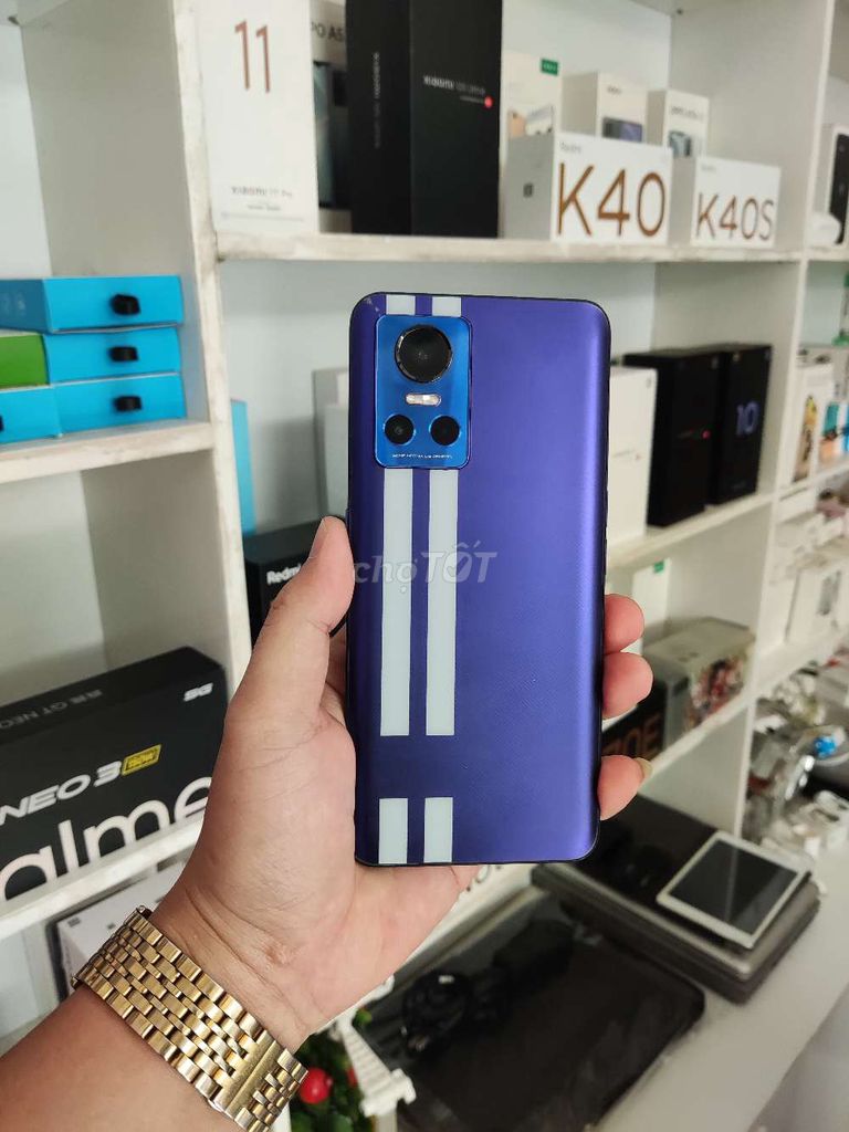 Realme GT Neo 3 128GB Xanh. Mua bán Điện thoại tại Thành phố Sóc Trăng Sóc Trăng được đăng bởi Long hình 1