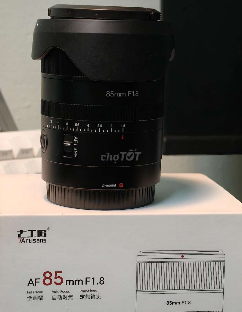 Ống kính 7Artisans 85mm F1.8 Nikon Z Đen. Mua bán Máy ảnh, Máy quay tại Quận Long Biên Hà Nội được đăng bởi Do Hoang Trung hình 1
