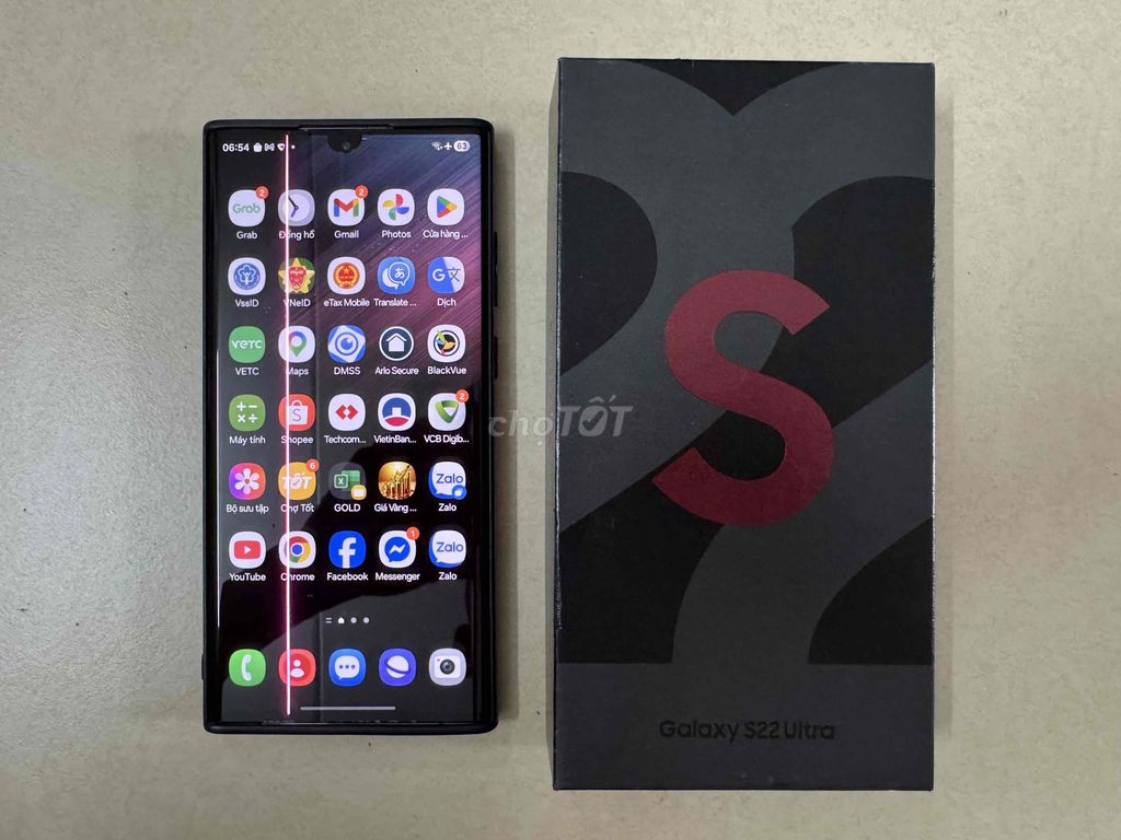 Samsung S22 Ultra 5G 128GB Màn hình lỗi. Mua bán Điện thoại tại Huyện Đông Anh Hà Nội được đăng bởi NHN hình 1