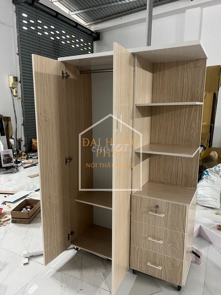 Tủ quần áo Nhựa Đài Loan Vân gỗ 1m23x1m80. Mua bán Tủ, kệ gia đình tại Quận 11 Tp Hồ Chí Minh được đăng bởi NỘI THẤT HƯNG THỊNH hình 1