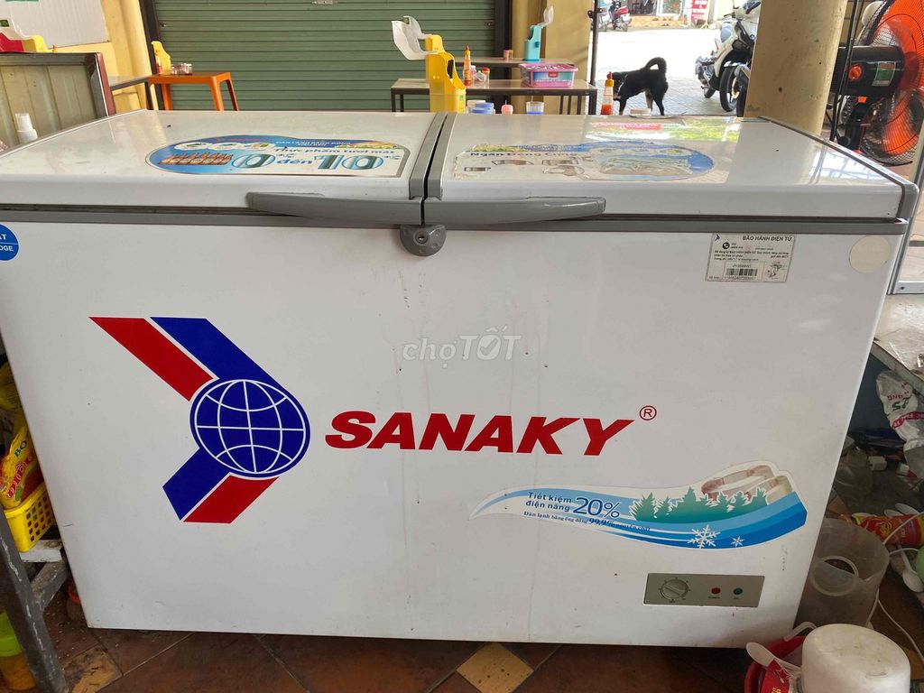 Tủ đông SANAKY Trắng Lớn. Mua bán Tủ lạnh tại Huyện Vĩnh Linh Quảng Trị được đăng bởi Đá Trà hình 1