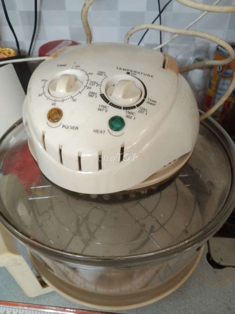 Lò nướng thủy tinh màu Trắng. Mua bán Bếp, lò, đồ điện nhà bếp tại Quận 4 Tp Hồ Chí Minh được đăng bởi Hải hình 1