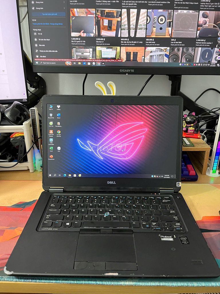 Dell Latitude E7450. Mua bán Laptop tại Quận 12 Tp Hồ Chí Minh được đăng bởi Laptop Kim Cương Xanh hình 1