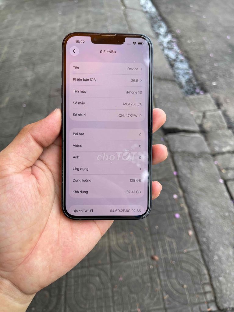 Apple iPhone 13 128GB Đen Đã sử dụng. Mua bán Điện thoại tại Quận Liên Chiểu Đà Nẵng được đăng bởi GT shop hình 1