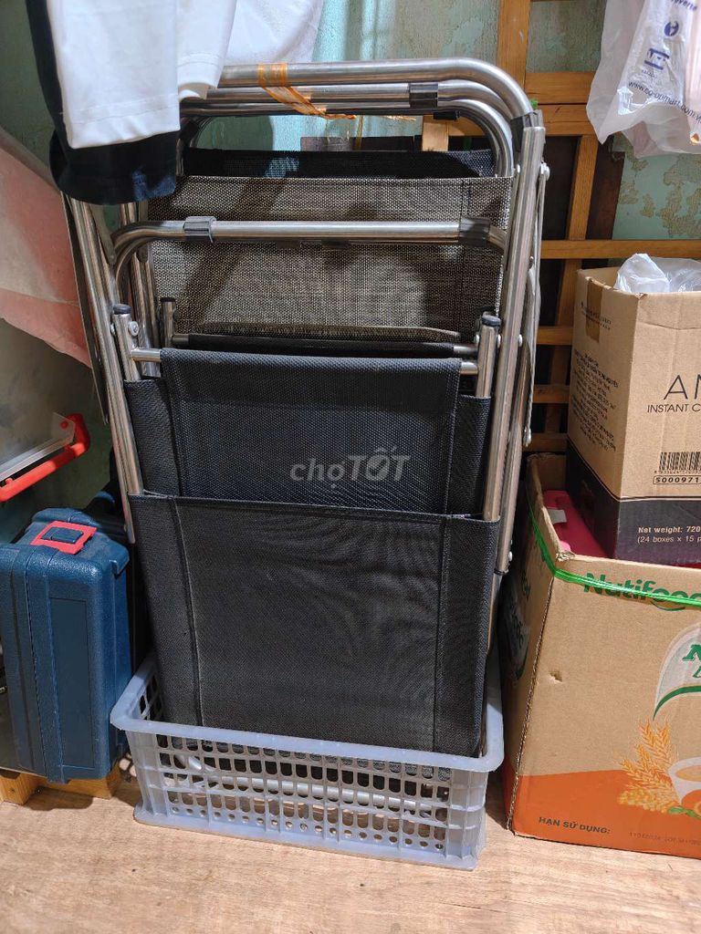 Ghế xếp Inox lưng cao. Mua bán Bàn ghế tại Quận Bình Tân Tp Hồ Chí Minh được đăng bởi MommyBaby247 hình 1