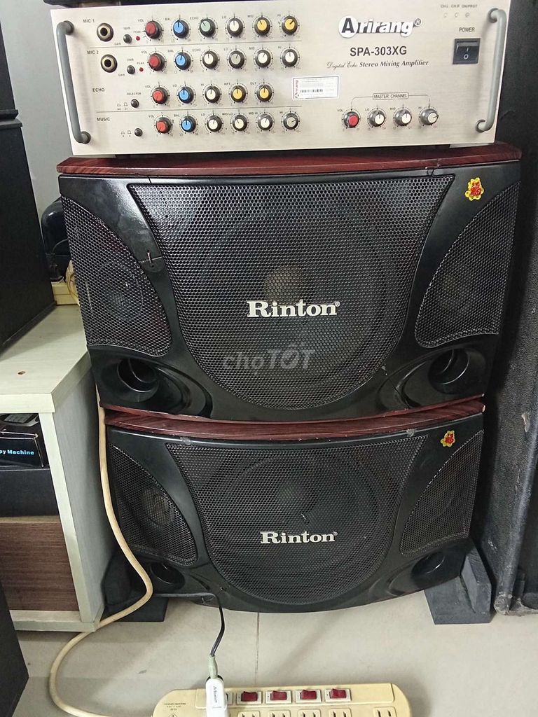 Loa Rinton 3 đường tiếng Nâu đen. Amply Arirang. Mua bán Tivi, Âm thanh tại Thành phố Tây Ninh Tây Ninh được đăng bởi Thông hình 1