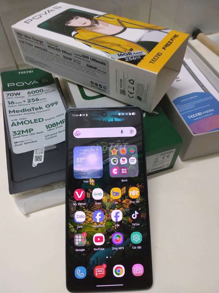 Tecno Pova 6 8GB/256GB. Mua bán Điện thoại tại Quận Bình Tân Tp Hồ Chí Minh được đăng bởi PhươngDz hình 1