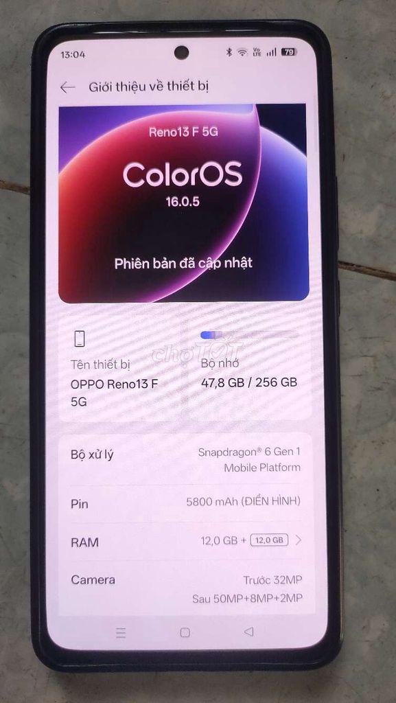 Oppo Reno 13F 5G 12GB/256GB Đen. Mua bán Điện thoại tại Thành phố Thủ Dầu Một Bình Dương được đăng bởi TaiMy hình 1