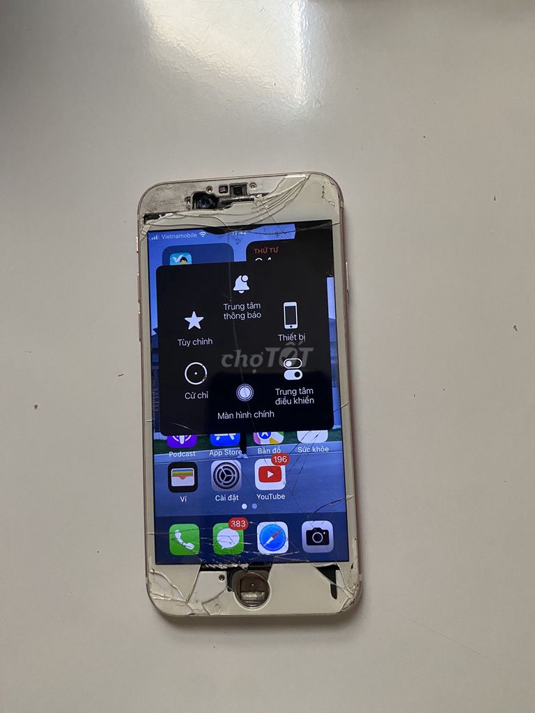 Apple iPhone 6s 16GB Vàng hồng Bể màn hình. Mua bán Điện thoại tại Thành phố Thủ Đức Tp Hồ Chí Minh được đăng bởi Tên chưa cung cấp hình 1