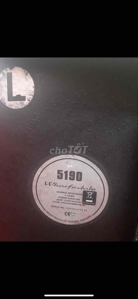 Loa Wharfedale 5190 Đen. Mua bán Tivi, Âm thanh tại Huyện Nghĩa Hưng Nam Định được đăng bởi Duy Pham hình 1