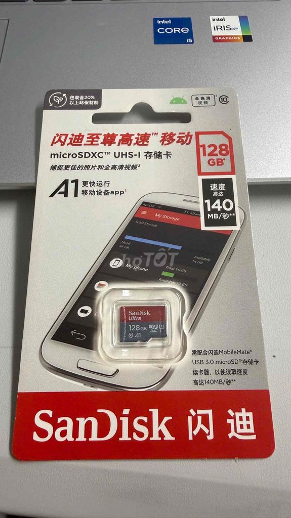 Thẻ Nhớ SanDisk Ultra 128GB A1 UHS-I Tốc Độ 140MB. Mua bán Phụ kiện (Màn hình, Chuột...) tại Quận Bắc Từ Liêm Hà Nội được đăng bởi Nguyễn Thị Ngọc Ánh hình 1