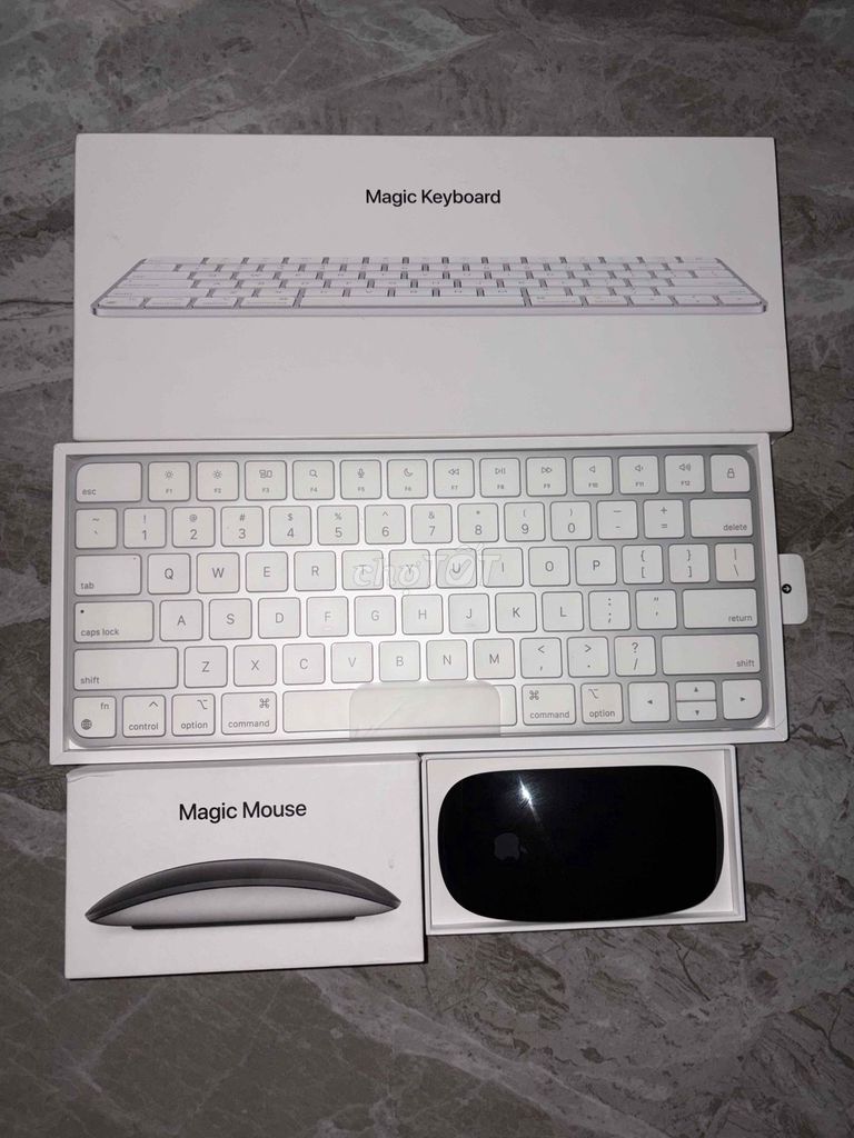 Apple Magic Keyboard + Magic Mouse. Mua bán Phụ kiện (Màn hình, Chuột...) tại Quận Ngũ Hành Sơn Đà Nẵng được đăng bởi Xenia hình 1