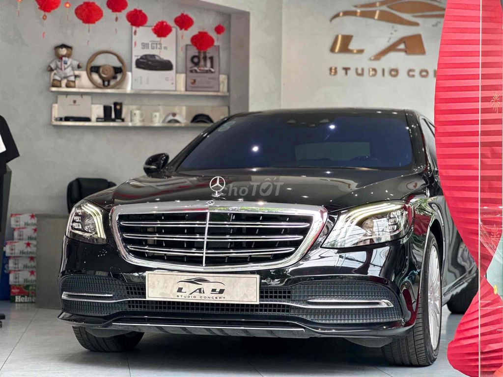 Mercedes S450L Sản Xuất 2020 Đen Nâu Dán full PPF