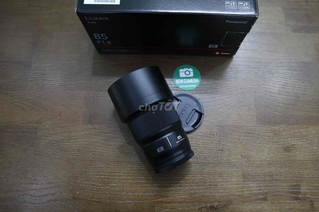 Ống kính Lumix 85 1.8 đẹp kính đẹp Fullbox