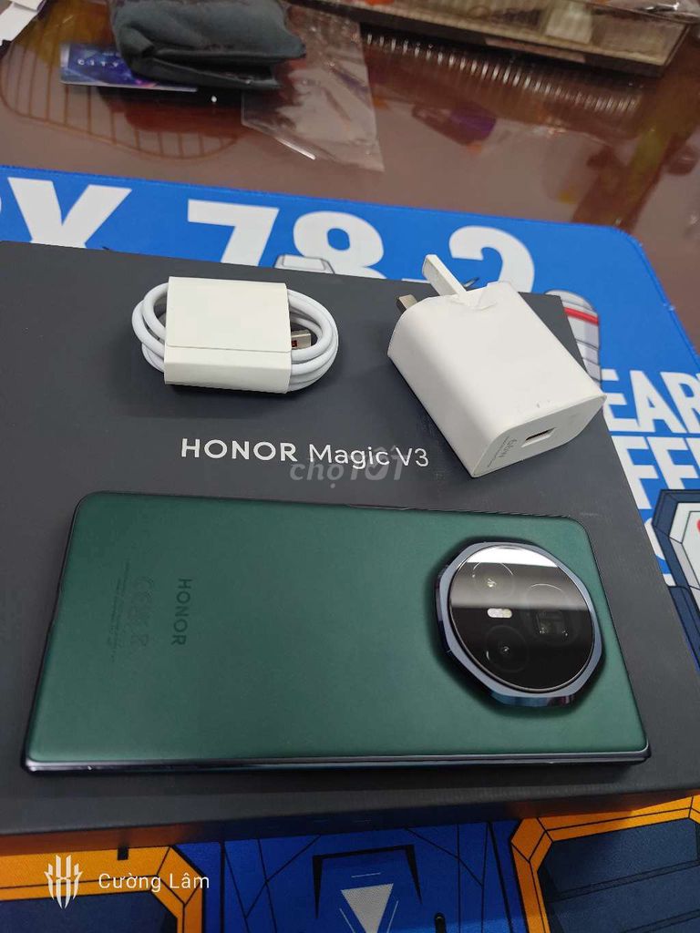 Honor Magic V3 Quốc Tế Xanh 98,5% fullbox thiếu ốp. Mua bán Điện thoại tại Quận Tân Phú Tp Hồ Chí Minh được đăng bởi Lâm Chí Cường hình 1