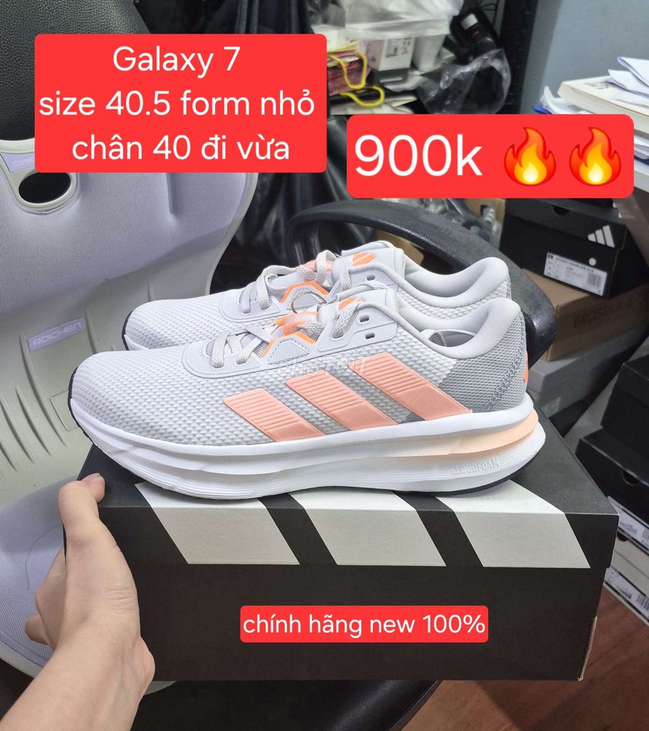 Giày Adidas Galaxy 7 Nữ size 40 chính hãng. Mua bán Giày dép tại Huyện Thanh Trì Hà Nội được đăng bởi Hằng Nguyễn hình 1