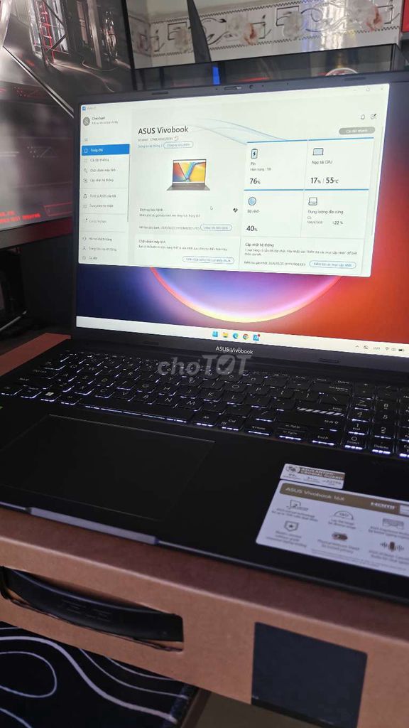  Vivobook i5-12500H 16GB 3050. Mua bán Laptop tại Quận 12 Tp Hồ Chí Minh được đăng bởi Anh Chân hình 1
