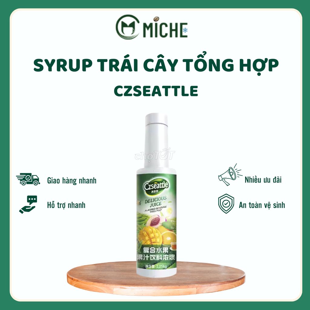 Syrup Trái Cây Tổng Hợp,Czseattle,1.25kg