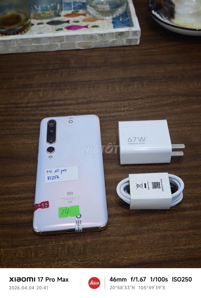 Xiaomi Mi 10 Pro 5G 8/256 Trắng sạc67w có ship COD. Mua bán Điện thoại tại Quận Hoàng Mai Hà Nội được đăng bởi Trần Ngọc Hiếu hình 1