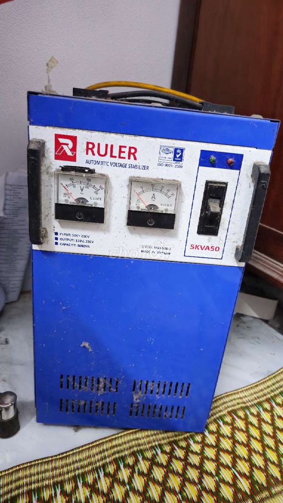 Ổn áp Ruler 5KVA50 5000VA. Mua bán Đồ chuyên dụng, Giống nuôi trồng tại Huyện Đông Hưng Thái Bình được đăng bởi Dinh Ngọc Du hình 1