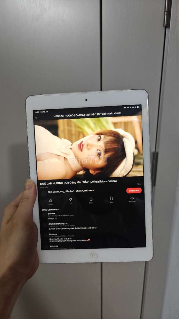 Apple iPad Air 1 32GB Bạc 4G Wifi. Mua bán Máy tính bảng tại Quận Ba Đình Hà Nội được đăng bởi Hưng hình 1