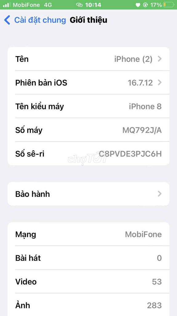 iphone 8g full chức năng. Mua bán Điện thoại tại Quận Hải Châu Đà Nẵng được đăng bởi Đặng quốc hình 1