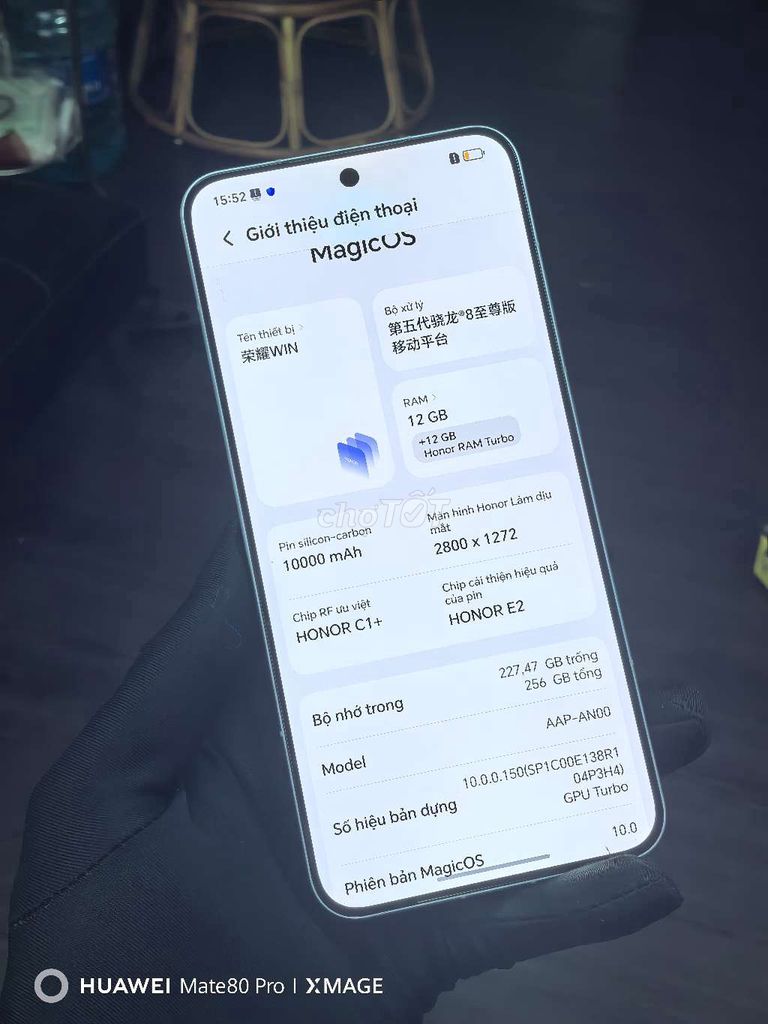 Honor Win fullbox 12/256Gb. Mua bán Điện thoại tại Thành phố Đà Lạt Lâm Đồng được đăng bởi Lộc Lá Mô Bai hình 1