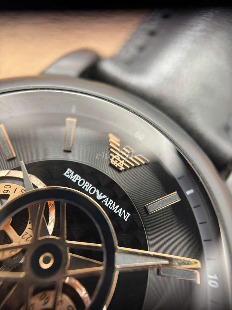 Đồng hồ Emporio armani auto full đen cool ngầu