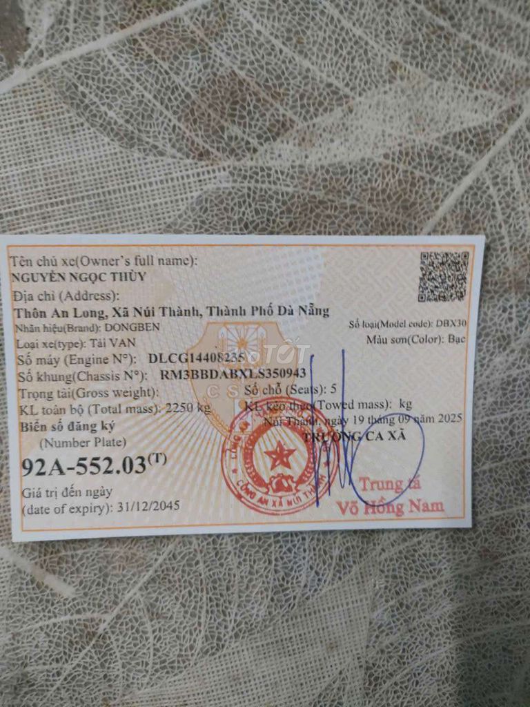 Bán xe van 500kg y hình năm 2020 đi dc 70 000 km. Mua bán Xe tải, xe ben tại Huyện Bình Chánh Tp Hồ Chí Minh được đăng bởi Phú Nguyễn hình 2