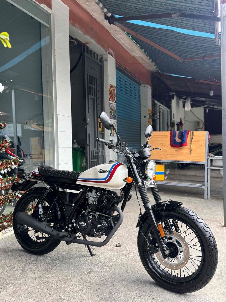 GPX Legend 150S 2022 Trắng 200KM Siêu Lướt. Mua bán Xe máy tại Quận Bình Tân Tp Hồ Chí Minh được đăng bởi Việt Motor Bình Tân hình 1