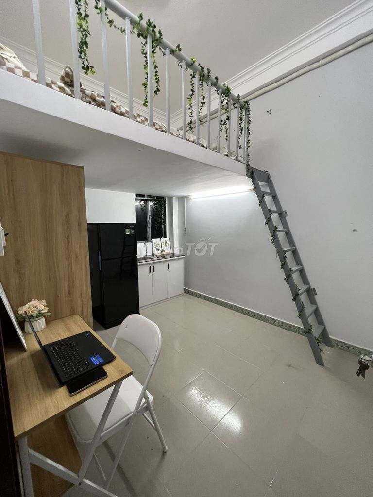 Cho thuê Duplex cửa sổ full nội thất ngay Lê Văn Thọ giá chỉ 3,9 triệu