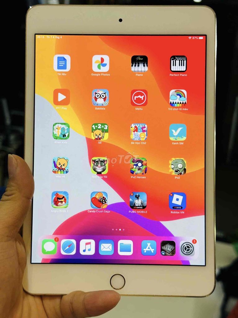 iPad Mini 4 Wifi 128GB Vàng. Mua bán Máy tính bảng tại Quận Đống Đa Hà Nội được đăng bởi Bảo Táo Store hình 1