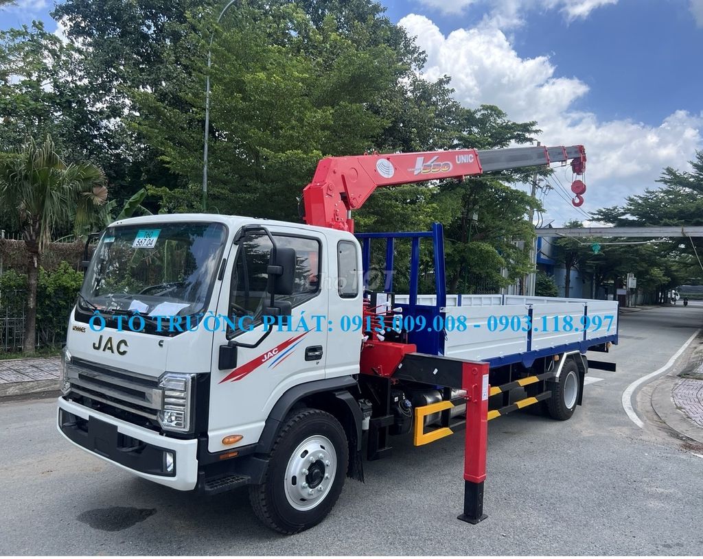 Bán JAC N900 9 tấn Cẩu Unic 370 và 550 thùng 6.4m. Mua bán Xe tải, xe ben tại Quận 12 Tp Hồ Chí Minh được đăng bởi Mr Thành hình 2