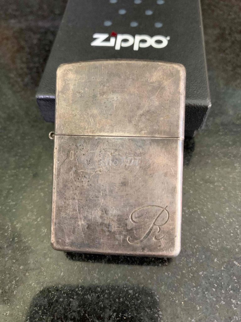 Bật lửa Zippo mạ bạc 2014. Mua bán Đồ sưu tầm, đồ cổ tại Huyện Đức Linh Bình Thuận được đăng bởi Nguyễn Thái hình 1