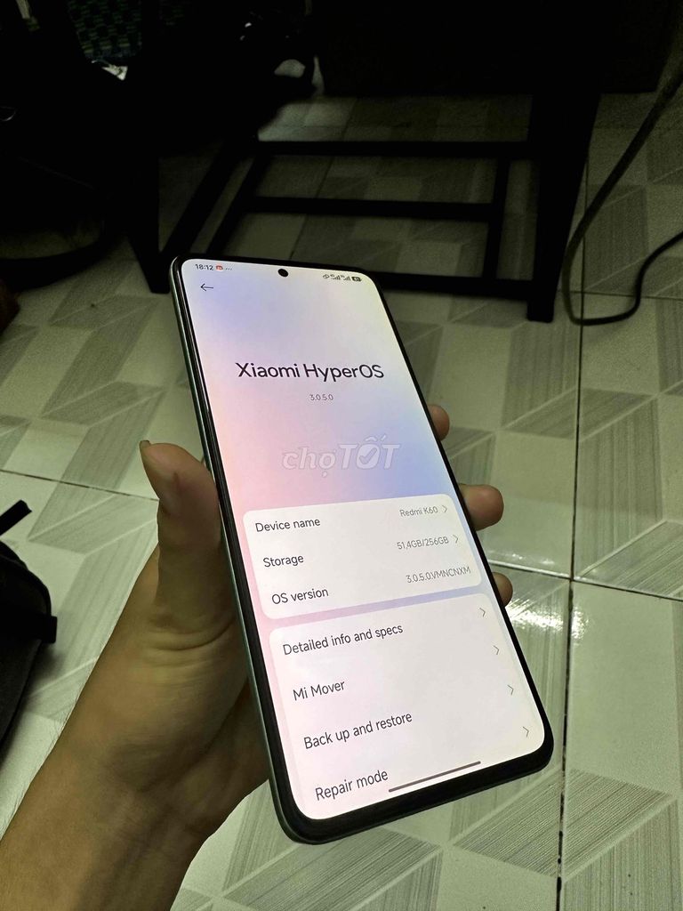 Xiaomi Redmi K60 16GB/256GB Xanh. Mua bán Điện thoại tại Huyện Hóc Môn Tp Hồ Chí Minh được đăng bởi Nghuy.05 hình 1