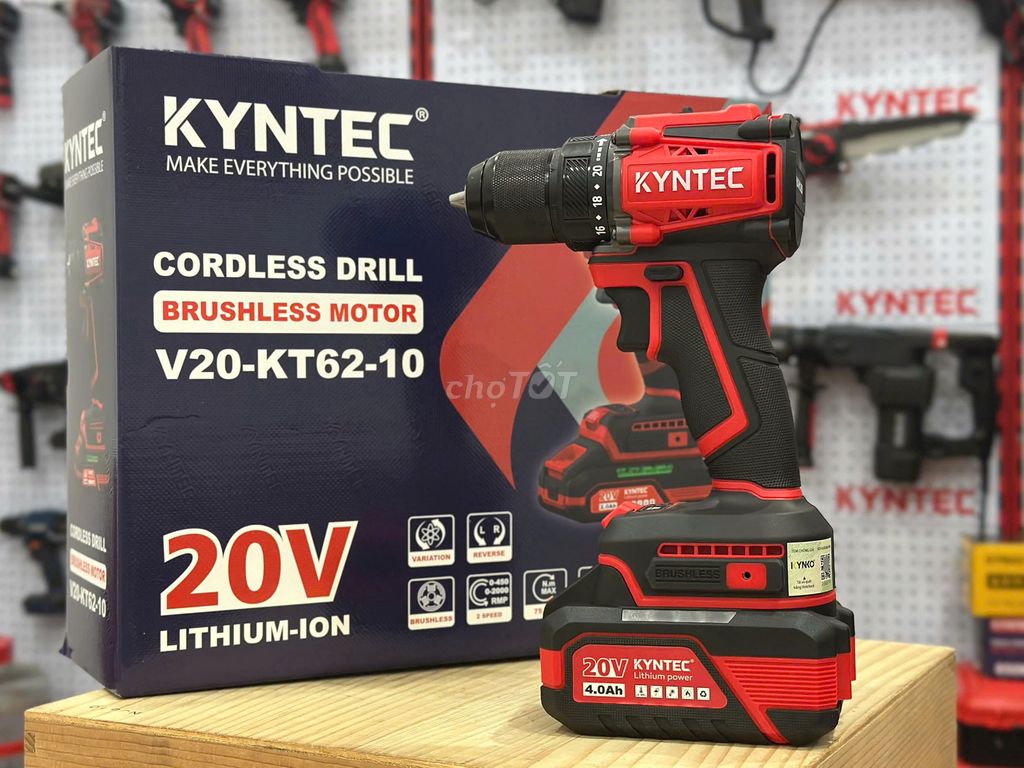 Máy khoan pin KYNTEC KT62. Mua bán Đồ chuyên dụng, Giống nuôi trồng tại Quận Ba Đình Hà Nội được đăng bởi MÁY ĐIỆN CẦM TAY KYNKO CHÍNH HÃNG hình 1