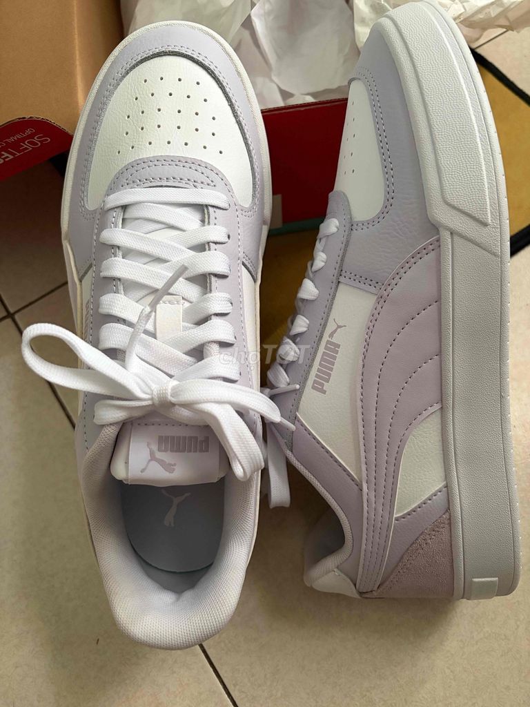 Giày thể thao Puma Trắng tím size 42. Mua bán Giày dép tại Quận Cầu Giấy Hà Nội được đăng bởi Đào Giang hình 1