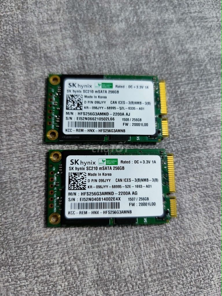 SSD mSata 256Gb SKhynix sk 97-98%. Mua bán Linh kiện (RAM, Card...) tại Quận Tân Phú Tp Hồ Chí Minh được đăng bởi Mỹ Linh hình 1