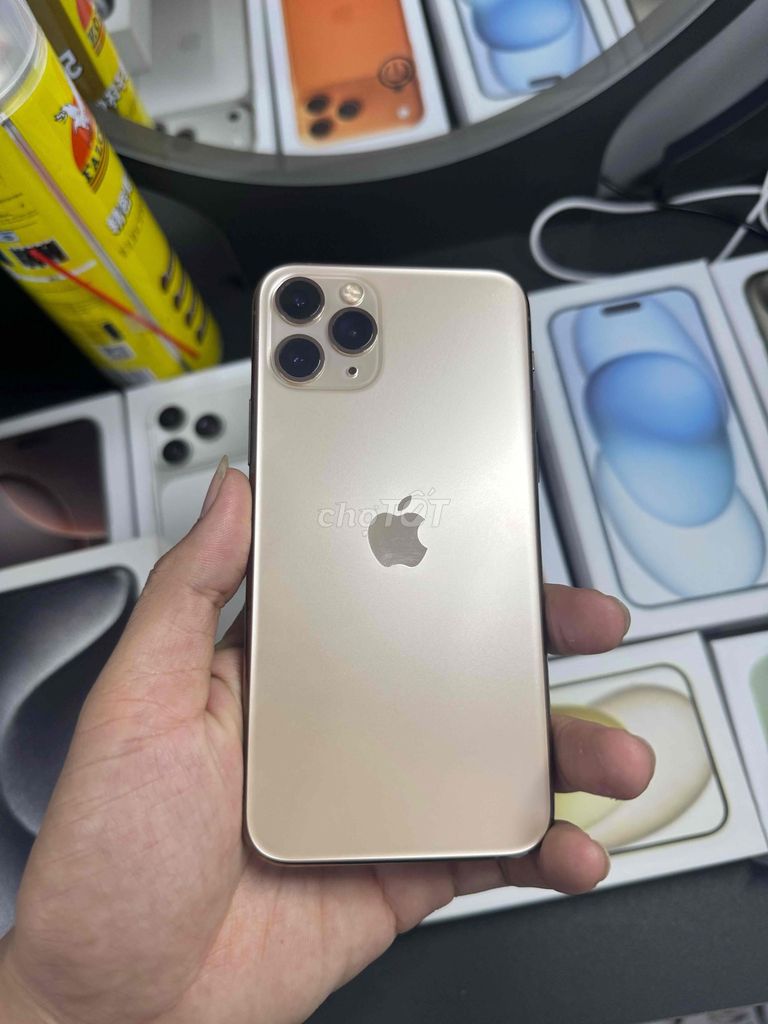 Apple iPhone 11 Pro Vàng Đã sử dụng. Mua bán Điện thoại tại Thị xã Kiến Tường Long An được đăng bởi sinnnn hình 1