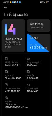 Redmi k50 pro ram 8+5- 128gb. Mua bán Điện thoại tại Huyện Bàu Bàng Bình Dương được đăng bởi vi