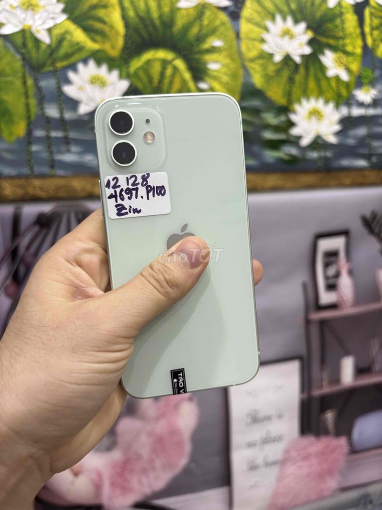 iPhone 12 128GB Xanh lá. Mua bán Điện thoại tại Quận Bắc Từ Liêm Hà Nội được đăng bởi Cửa hàng Bính Táo hình 1