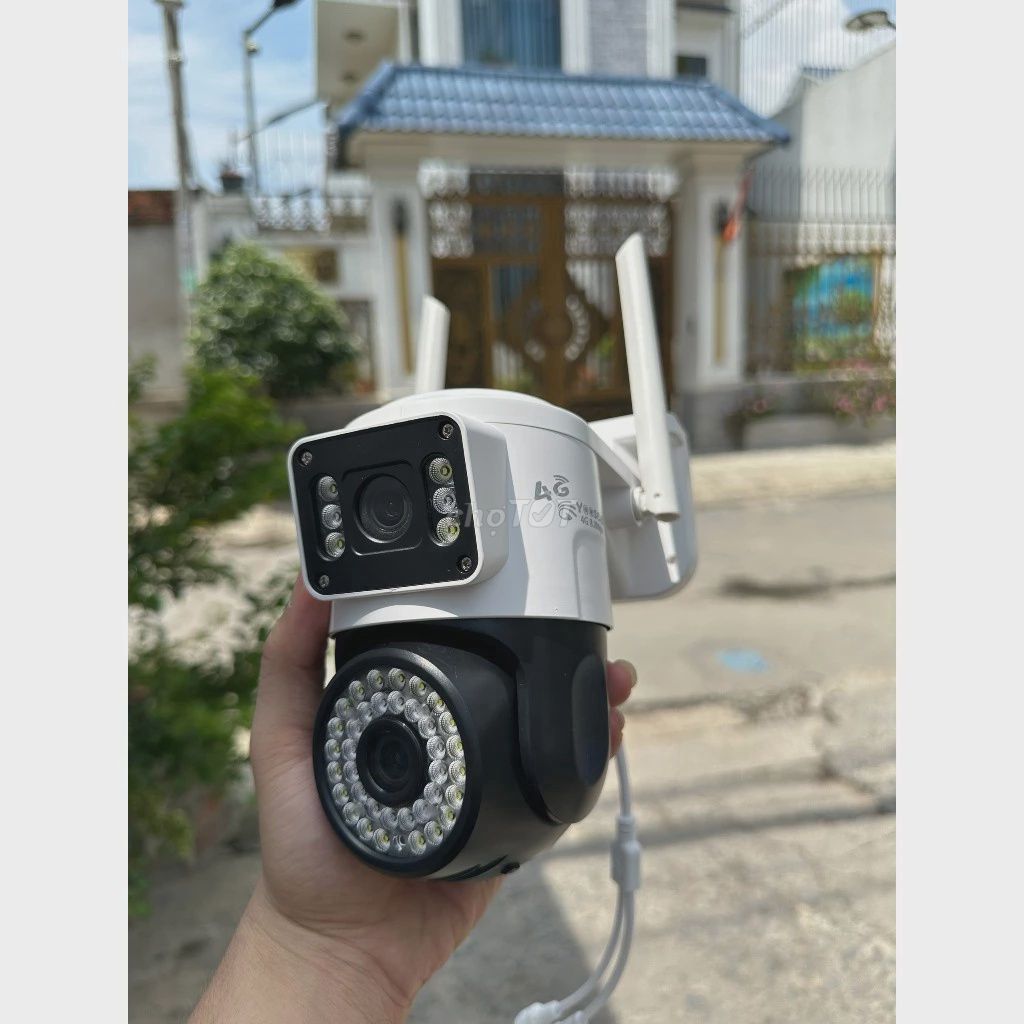 Camera cắm Sim 4G Yoosee 2 Mắt Xoay 360 Độ. Mua bán Máy ảnh, Máy quay tại Quận Hoàng Mai Hà Nội được đăng bởi Lăp đặt camera khóa cửa vân tay máy chấm công hình 1