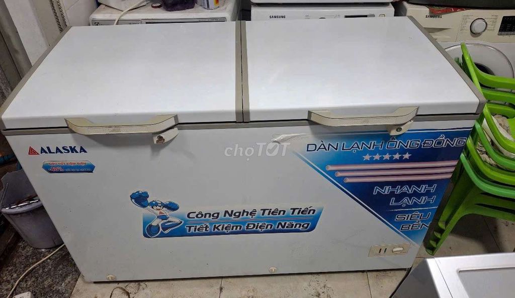 Tủ đông alaska 2 ngăn 500/316lit rin đẹp. Mua bán Tủ lạnh tại Quận 8 Tp Hồ Chí Minh được đăng bởi Bảo Bảo hình 1