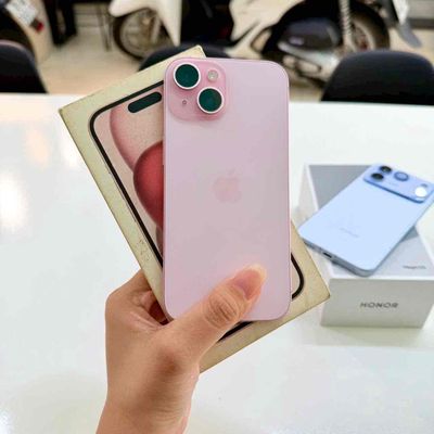  iPhone 15 128Gb Pink . Phiên bản VN/A - Pin 100%
