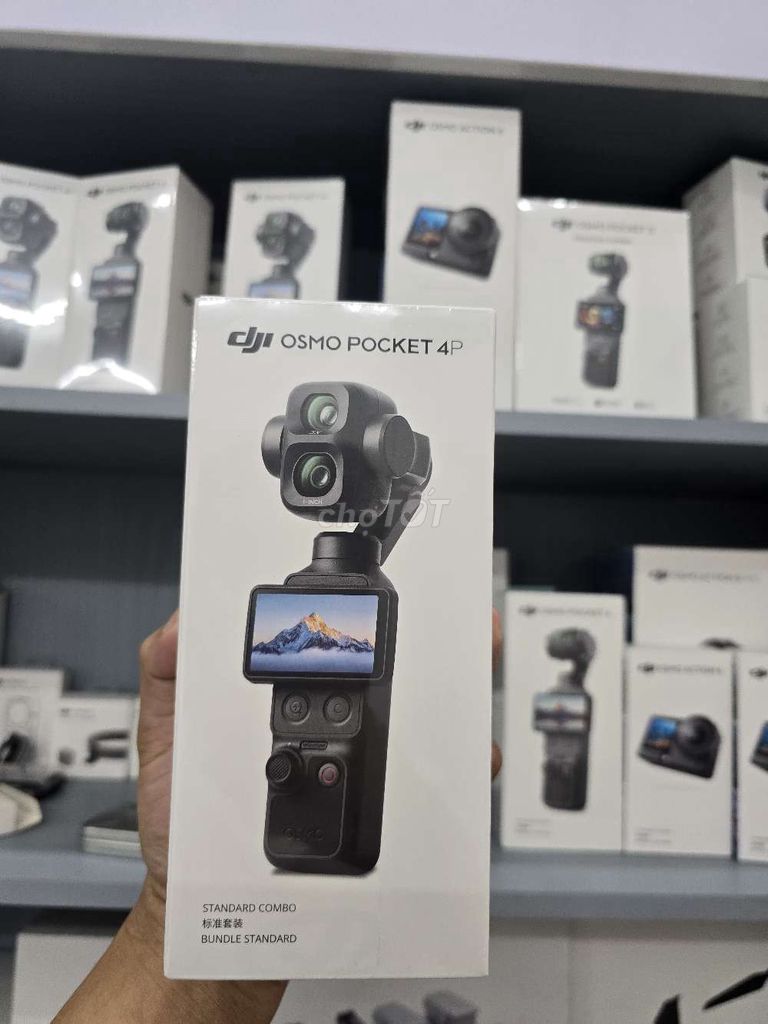 DJI Osmo Pocket 4P Camera hành trình Đen. Mua bán Máy ảnh, Máy quay tại Quận Ngũ Hành Sơn Đà Nẵng được đăng bởi AT Camera Đà Nẵng hình 1