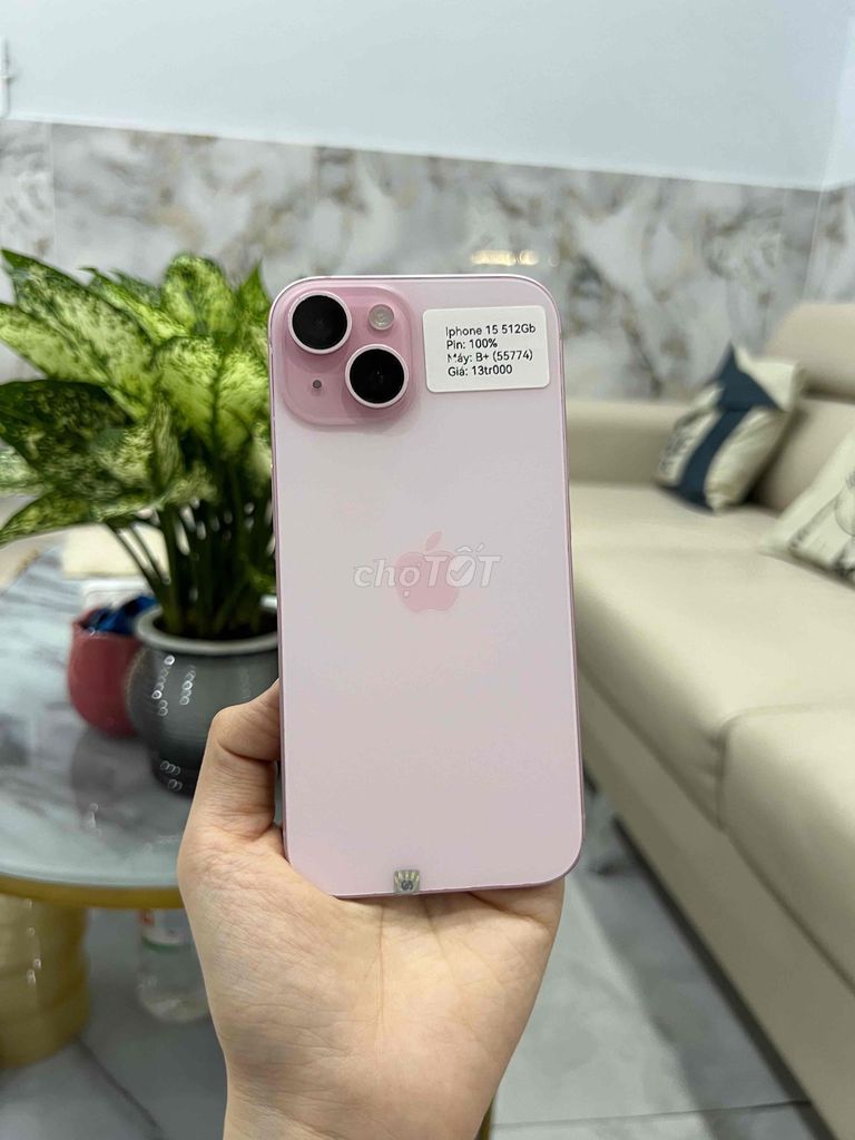 Apple iPhone 15 512GB Hồng Đẹp 98.5 Zin Full. Mua bán Điện thoại tại Huyện Hóc Môn Tp Hồ Chí Minh được đăng bởi SIRI STORE HCM hình 1