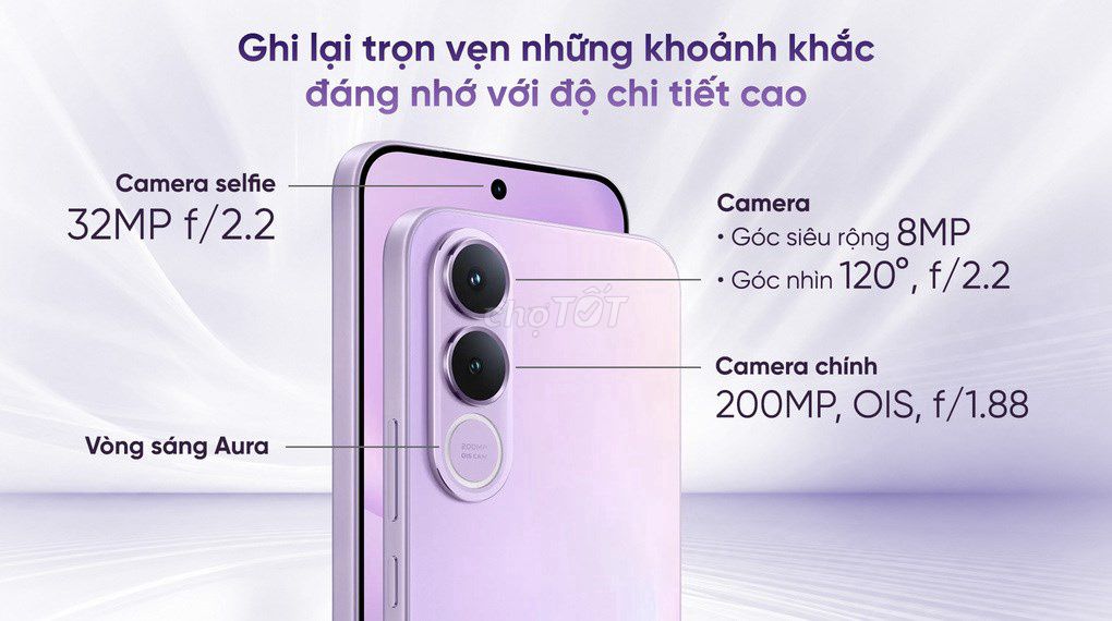 Vivo V70 FE 5G 256GB Xanh bạc. Mua bán Điện thoại tại Quận Tân Bình Tp Hồ Chí Minh được đăng bởi MonMin hình 1