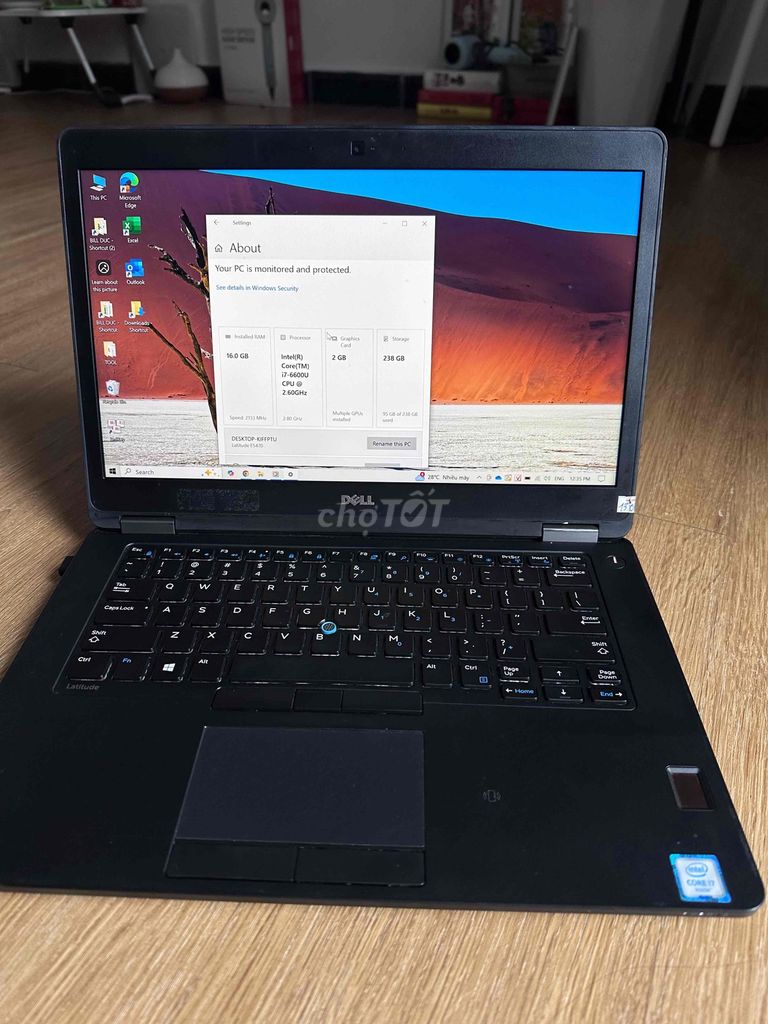 Dell 5470 core I7 hai vga 14 inch full HD. Mua bán Laptop tại Quận Phú Nhuận Tp Hồ Chí Minh được đăng bởi ngocduc hình 1