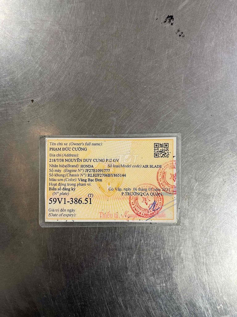 AB 2012 9 CHỦ TP CÓ HỖ TRỢ GÓP OĐ CÓ GL ĐỖI XE. Mua bán Xe máy tại Huyện Hóc Môn Tp Hồ Chí Minh được đăng bởi Khaianh  hình 4