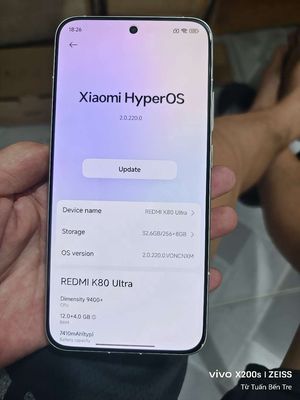Xiaomi K80ultra 16l sạc loa khủng như 10s. Mua bán Điện thoại tại Huyện Châu Thành Bến Tre được đăng bởi Từ Tuấn Bến Tre